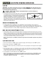 Preview for 10 page of EarthQuake W2265 Assembly And Operating Instructions Manual