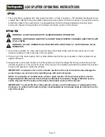 Preview for 11 page of EarthQuake W2265 Assembly And Operating Instructions Manual