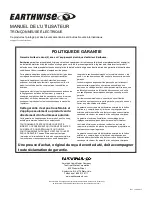 Preview for 40 page of EarthWise CS33014 Operator'S Manual