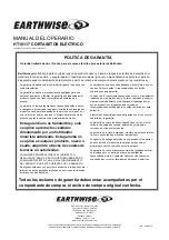 Preview for 16 page of EarthWise HT10117 Owner'S Manual