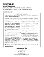 Preview for 28 page of EarthWise LCS0620 Owner'S Manual