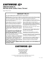 Preview for 16 page of EarthWise SN71022 Owner'S Manual