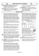 Preview for 3 page of EarthWise SN75018 Owner'S Manual