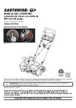 Preview for 17 page of EarthWise SN75022 Owner'S Manual