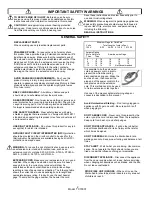 Preview for 2 page of EarthWise TC70001 Owner'S Manual