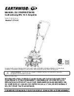 Preview for 21 page of EarthWise TC70125 Owner'S Manual