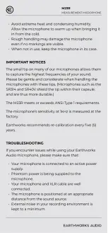 Preview for 3 page of Earthworks Audio M23R Manual