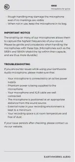 Preview for 3 page of Earthworks Audio SR30 Manual