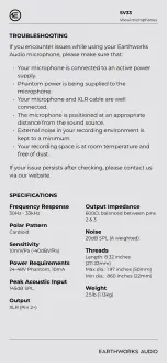 Preview for 3 page of Earthworks Audio SV33 Manual