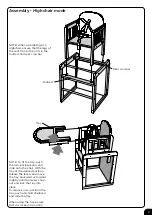 Preview for 5 page of EAST COAST Combination highchair Assembly And Care Instructions