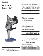 Preview for 10 page of EASTMAN BRUTE 627VS Intruction And Parts List