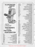 Preview for 18 page of EASTMAN CD2 Instruction Book And Parts List