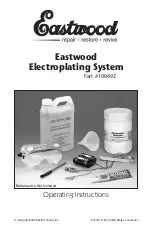 Eastwood 10049Z Operating Instructions preview