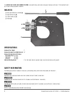 Preview for 2 page of Eastwood 21489 Instructions Manual