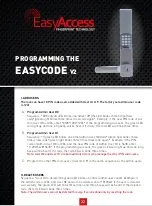 Preview for 32 page of Easy Access EASYCODE V2 Programming