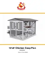 Preview for 1 page of EASY COOPS 4x12 Chicken Coop Plan Manual