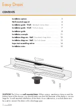 Preview for 2 page of Easy Drain S-line Installation Manual