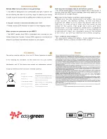 Preview for 8 page of Easygreen WR67 User Manual