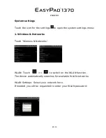 Preview for 13 page of Easypix EasyPad 1370 User Manual