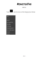 Preview for 16 page of Easypix MonsterPad User Manual