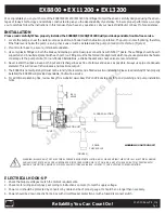 Preview for 2 page of EasyPro EX8800 Installation And Service Manual