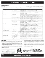 Preview for 4 page of EasyPro EX8800 Installation And Service Manual