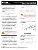 Preview for 2 page of Eaton 570 Installation, Operation & Maintenance Manual