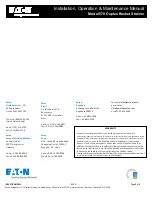 Preview for 8 page of Eaton 570 Installation, Operation & Maintenance Manual