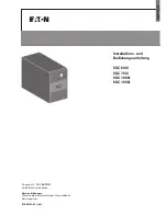 Preview for 27 page of Eaton 5SC 1000i Installation And User Manual