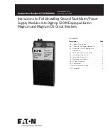 Preview for 1 page of Eaton 70C1081G01 Instruction Booklet