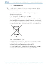 Preview for 123 page of Eaton 93E Installation And Operation Manual