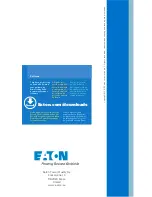 Preview for 138 page of Eaton 93PM-100(400) Safety And Installation Quick Manual