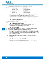 Preview for 72 page of Eaton 93PM-150(400) Safety And Installation Quick Manual