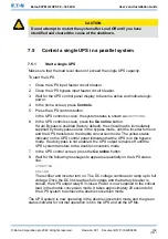 Preview for 102 page of Eaton 93PM G2 100(200) User And Installation Manual