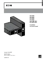 Preview for 2 page of Eaton 9SX 6000VA Installation And User Manual