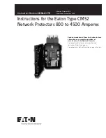 Eaton CM52 Instruction Booklet preview