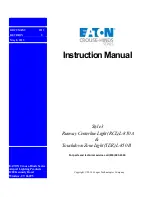 Eaton Crouse-Hinds L-850 A Instruction Manual preview