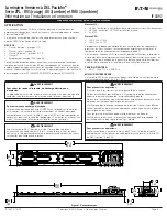 Preview for 6 page of Eaton Crouse-Hinds Pauluhn ZPL RV1 Installation & Maintenance Information