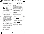 Preview for 13 page of Eaton E5524E0402 Operating Instructions Manual