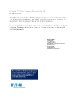 Preview for 61 page of Eaton Paramount Enclosure Installation Manual