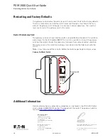 Preview for 12 page of Eaton Power Xpert Meter 2000 Quick Start Manual