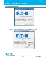 Preview for 8 page of Eaton Powerware 9170+ Flashing Procedure