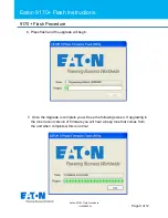 Preview for 9 page of Eaton Powerware 9170+ Flashing Procedure