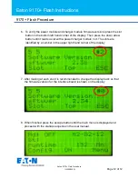 Preview for 12 page of Eaton Powerware 9170+ Flashing Procedure