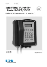 Eaton ResistTel IP2/IP154 Short Manual preview