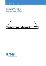 Eaton SONIX 350-d Technical Manual preview