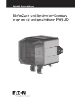 Eaton TWIN LED Technical Manual preview