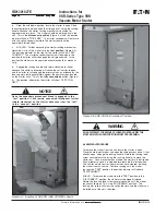 Preview for 16 page of Eaton VSR Series Instructions Manual