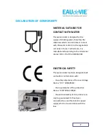 Preview for 7 page of Eau de Vie EDV-TT-BP Installation And Operation Handbook