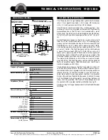 Preview for 2 page of EAW MQV1366 Technical Specifications